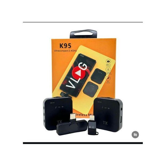 Microphone K95 double micro sans fil