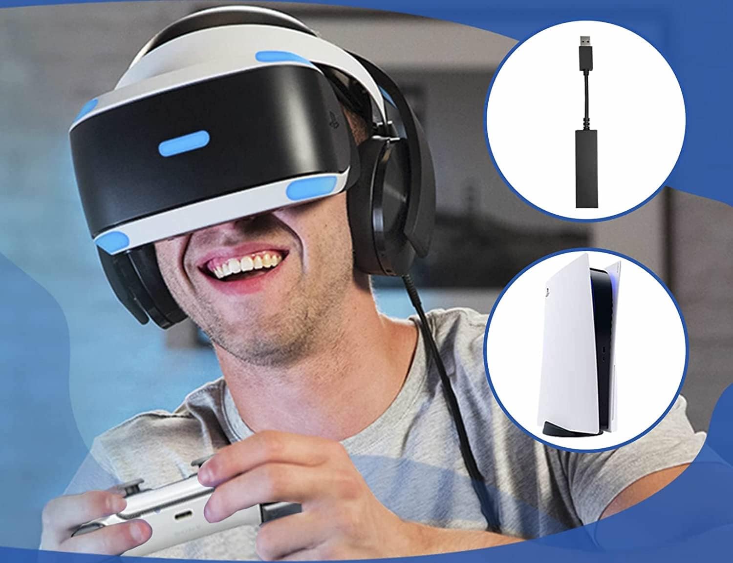 Adaptateur de caméra PS4 pour PSVR sur PS5, PS5 VR – Image 6