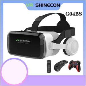 VR Shinecon G04BS Nouvelle version casque VR Bluetooth sans fil Lunettes de réalité virtuelle 3D