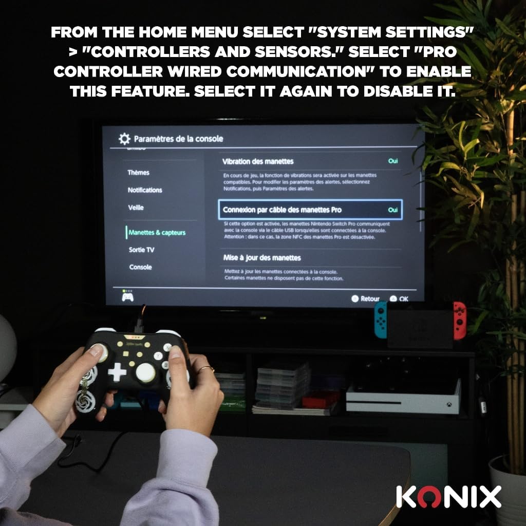 Konix JUJUTSU KAISEN SWITCH/PC PAD NOIR – Image 3