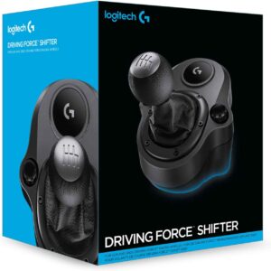 Logitech Driving Force Levier de Vitesse pour Volant de Course G923, G29 et G920, 6 Vitesses