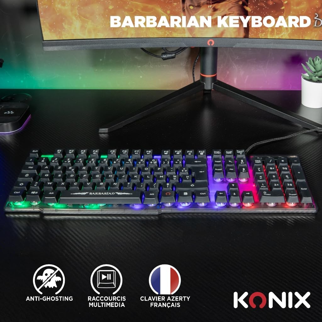 Konix Drakkar Pack d'accessoires gaming Barbarian pour PC – Image 4