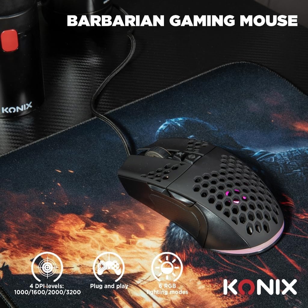 Konix Drakkar Pack d'accessoires gaming Barbarian pour PC – Image 6
