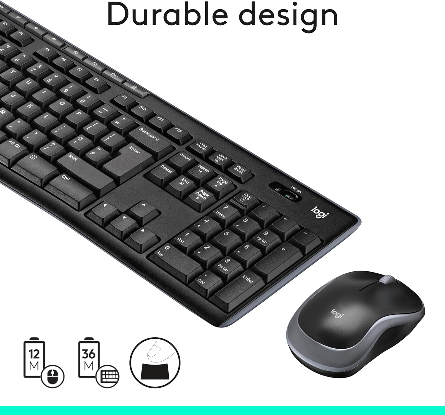 Ensemble clavier et souris sans fil Logitech MK270 – Image 9