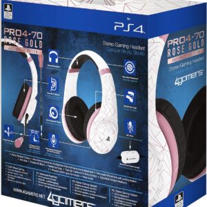 Casque Gaming PRO4-70 (Blanc et Rose)