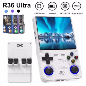 Console de jeu portable rétro R36 Ultra, avec 64 Go