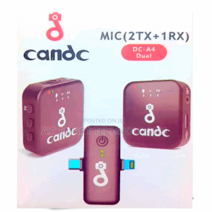 Microphone sans fil double Candc 2 émetteurs + 1 récepteur