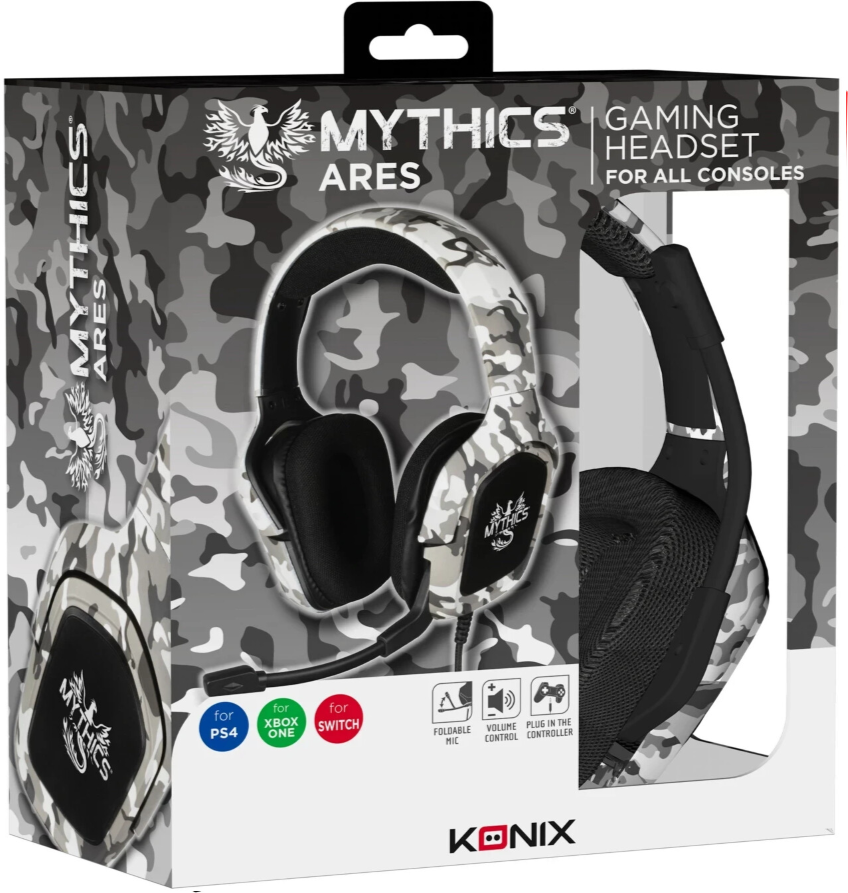 Casque Gaming universel Konix - Mythics - Ares - Camouflage