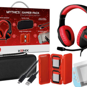 Konix Mythics Gamer Pack Accessoires Nintendo Switch, Switch Lite et Switch OLED