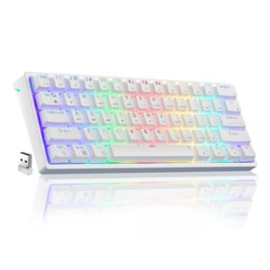 CLAVIER MAGMA FIORA F61 CRYSTAL 60% MECANIQUE CT SWITCH RGB WIRELESS + BLUETOOTH