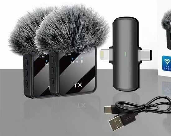 Microphone cravate sans fil double F15-2 – Image 2