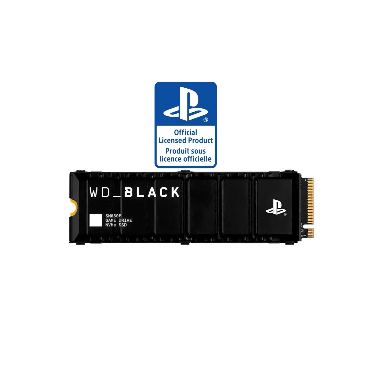 SSD NVMe WD Black SN850P avec dissipateur thermique pour PS5 1To – Image 4