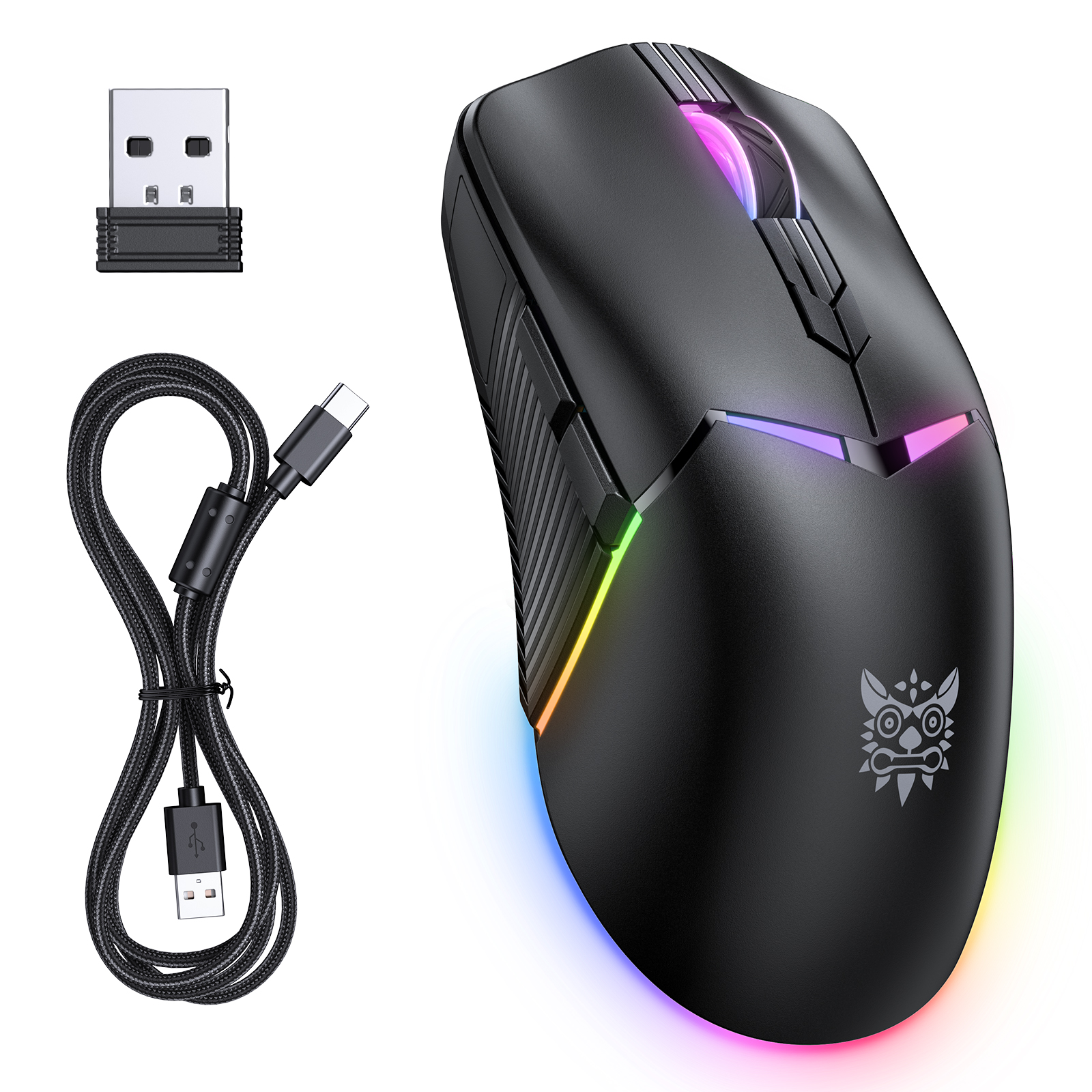 Souris gaming ONIKUMA CW928 Tri-Mode 2,4 GHz | Noire – Image 8