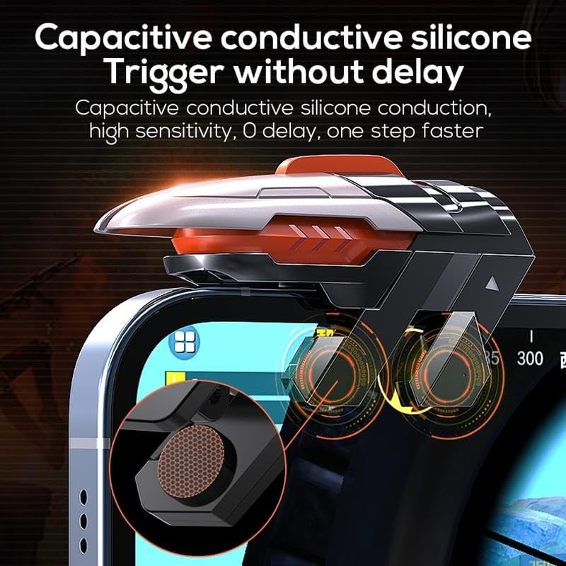 Gâchettes laser automatiques MEMO AK06 pour jeux mobiles, tir ultra-rapide à 6 doigts – Image 7
