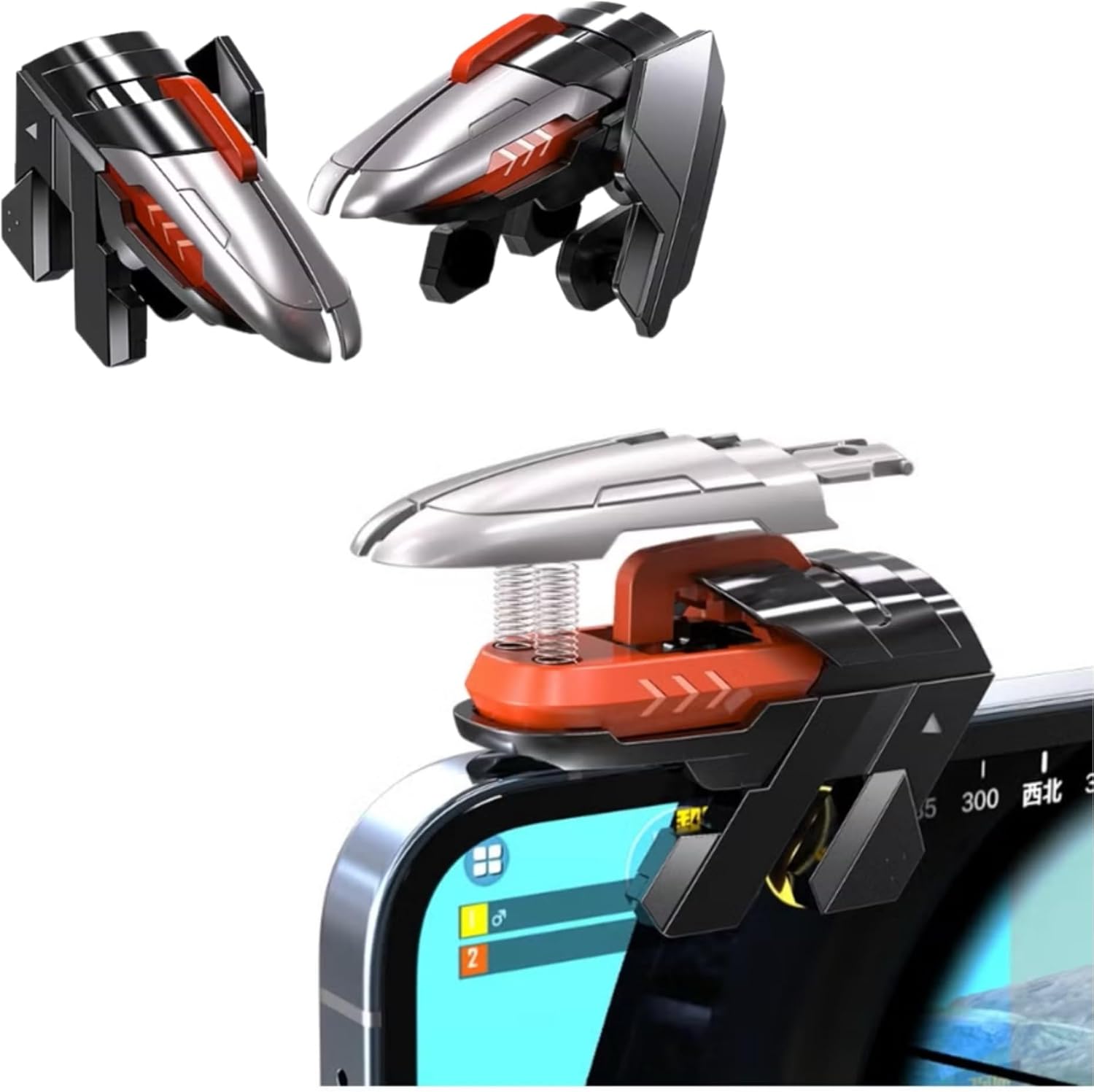 Gâchettes laser automatiques MEMO AK06 pour jeux mobiles, tir ultra-rapide à 6 doigts – Image 9