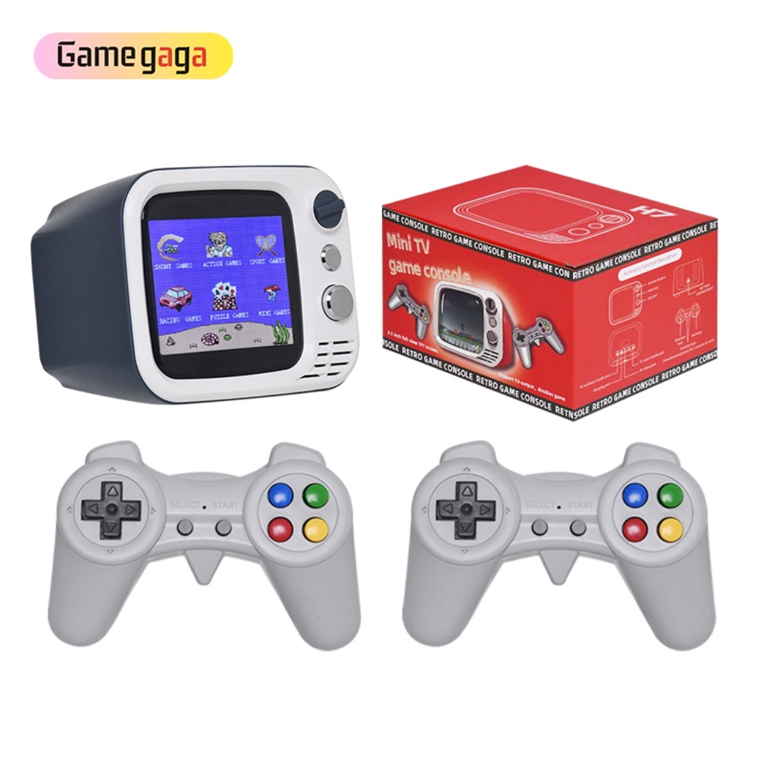 Console de jeu portable H7 8 bits écran de 3,5 pouces 740 jeux – Image 2